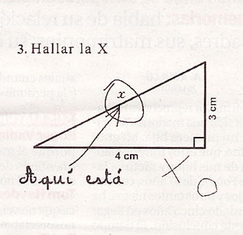 Hallar la x